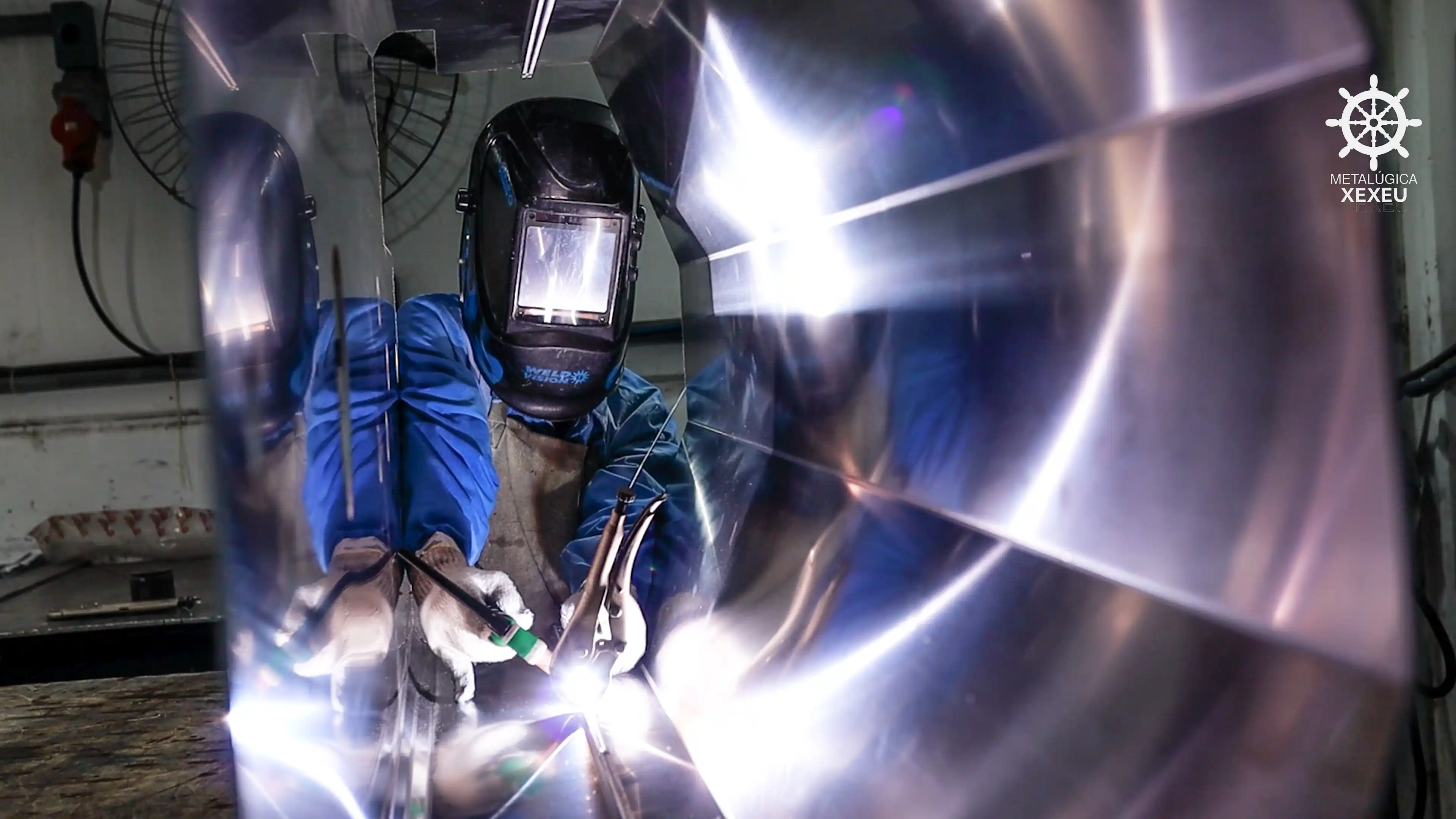 Processo de fabricação de ferragens náuticas na Metalúrgica Xexéu