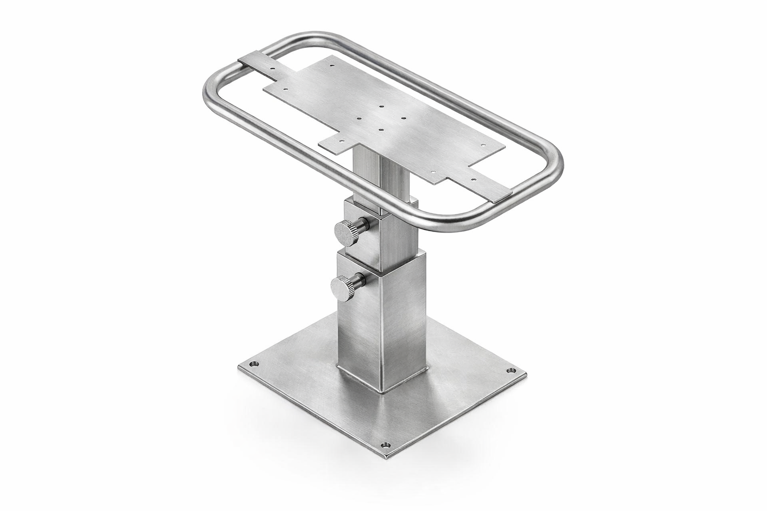 Base de Mesa Regulável - Peça náutica em aço inox para projetos independentes